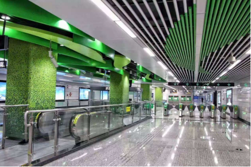 利来w66通风产品应用：成都地铁站