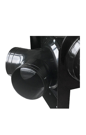 一拖二分体管道扇